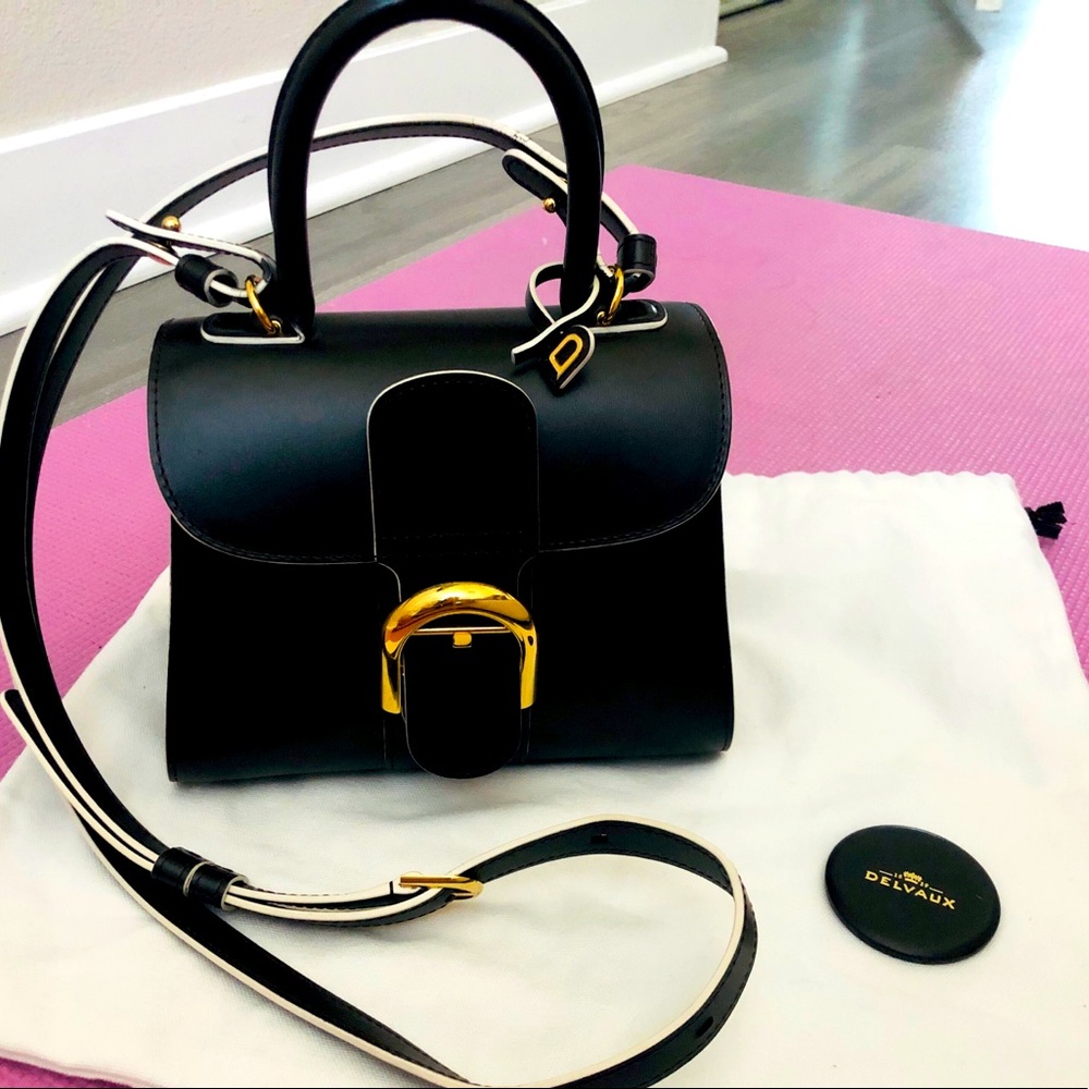 💯Delvaux brilliant mini leather bag - made in France 🇫🇷🇫🇷